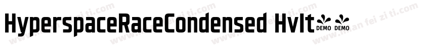 HyperspaceRaceCondensed HvIt字体转换